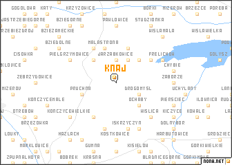 map of Knaj