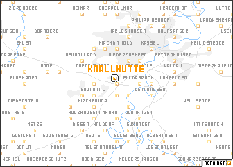 map of Knallhütte