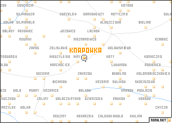 map of Knapówka