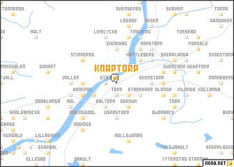 map of Knaptorp