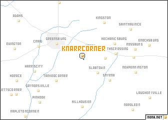 map of Knarr Corner