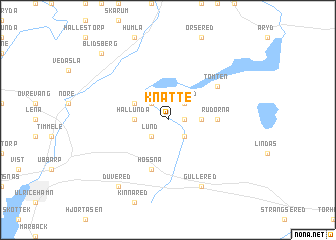 map of Knätte