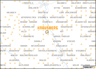 map of Knausberg