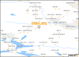 map of Knävland