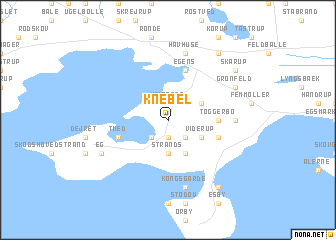 map of Knebel