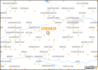 map of Kneheim