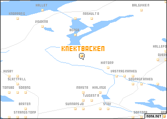 map of Knektbacken