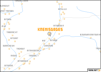 map of Knemis Dades