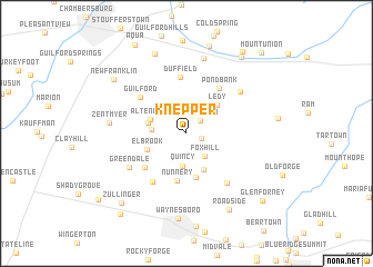 map of Knepper