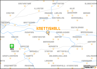 map of Knettishall