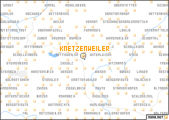 map of Knetzenweiler