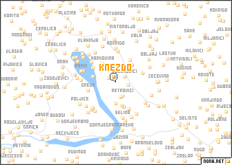 map of Knež Do