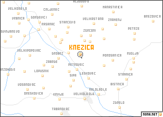 map of Knežica