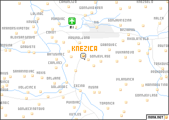 map of Knežica