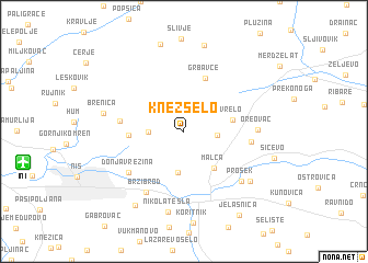 map of Knez-Selo