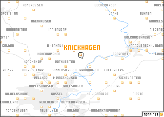 map of Knickhagen