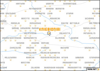 map of Kniebioniai