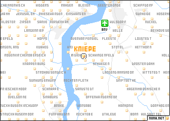 map of Kniepe