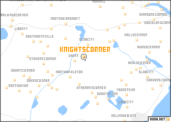 map of Knights Corner