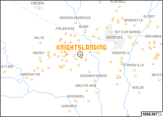 map of Knights Landing