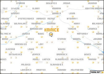 map of Knínice