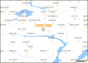 map of Knislinge