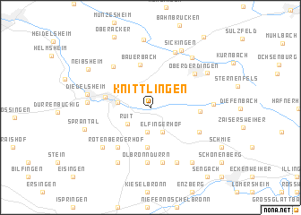 map of Knittlingen