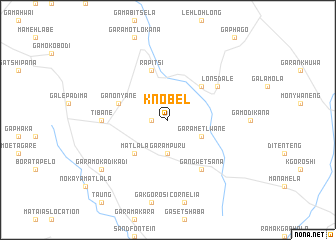 map of Knobel