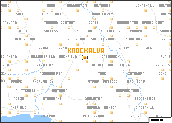 map of Knockalva