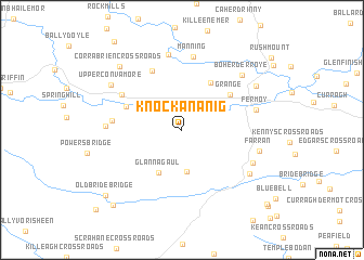 map of Knockananig