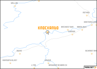 map of Knockando
