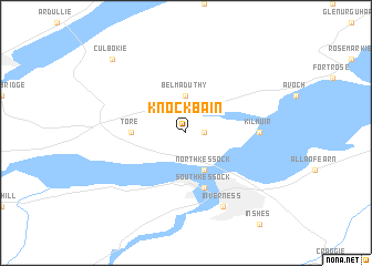 map of Knockbain