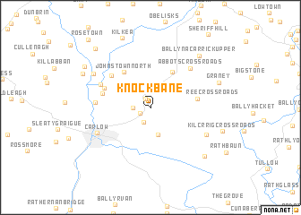 map of Knockbane