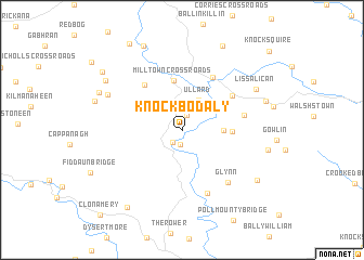 map of Knockbodaly