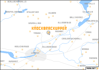 map of Knockbrack Upper