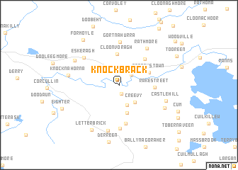 map of Knockbrack