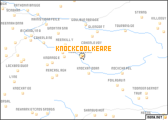 map of Knockcoolkeare