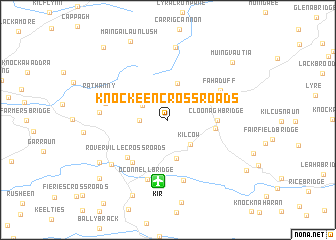 map of Knockeen Cross Roads