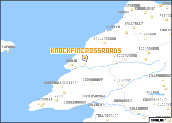 map of Knockfin Cross Roads