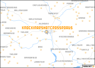 map of Knockinarshat Cross Roads