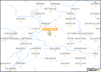 map of Knockin