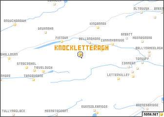 map of Knockletteragh