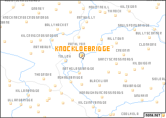 map of Knockloe Bridge