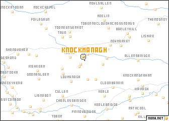 map of Knockmanagh