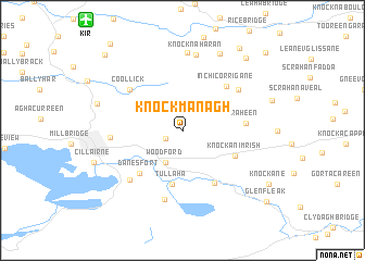 map of Knockmanagh