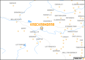 map of Knocknahorna