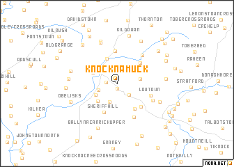 map of Knocknamuck