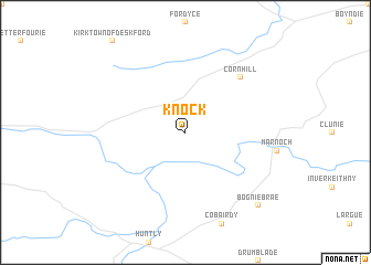 map of Knock