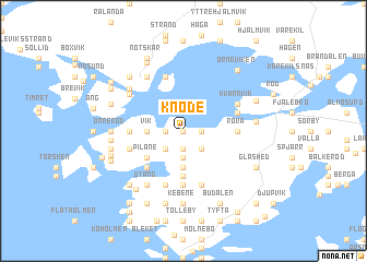 map of Knöde