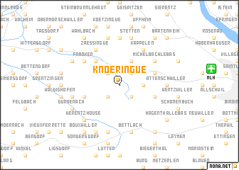 map of Knoeringue